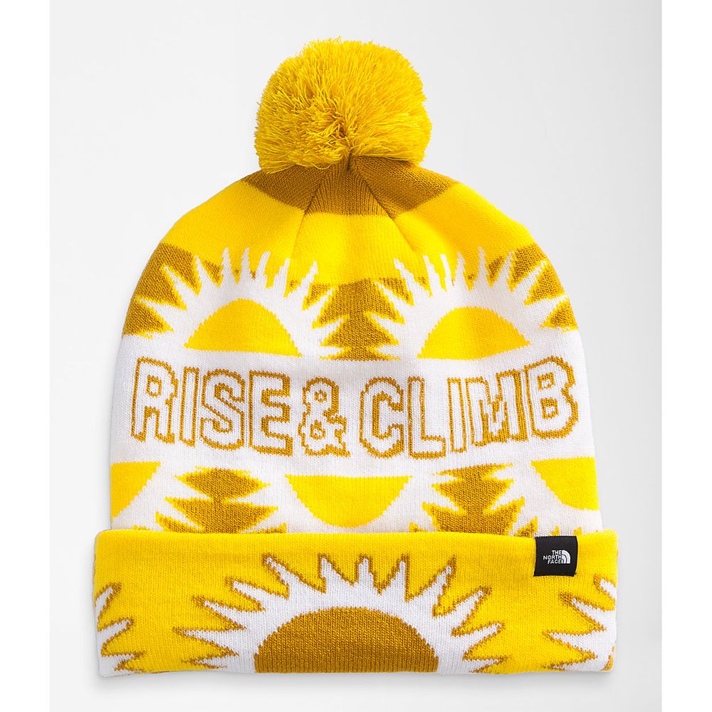 The North Face Beanies Mens Australia - The North Face Ski Tuke Light Yellow Hiking (XOU-076985)